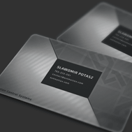 Business card design for the EXTFLOW company - CMYK