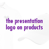 logo presentation on products